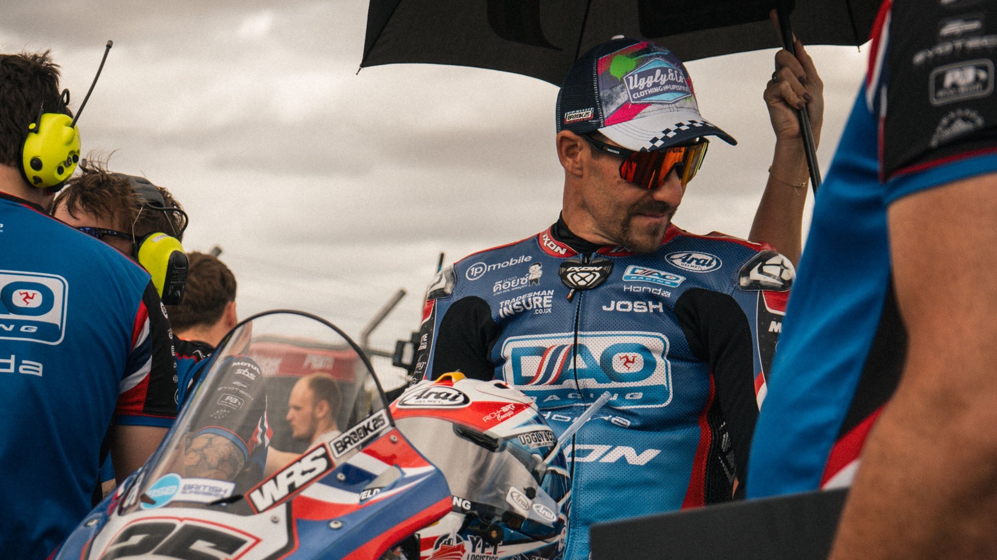 Stylish Sunglasses for Motorcycle Riders at Isle of Man TT