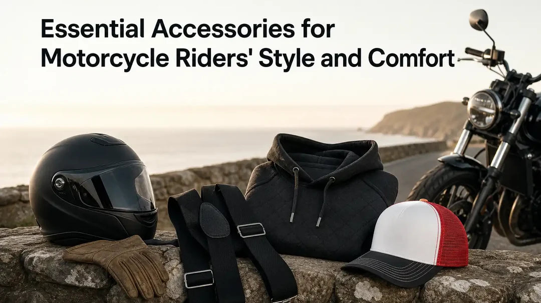 Essential Accessories for Motorcycle Riders' Style and Comfort