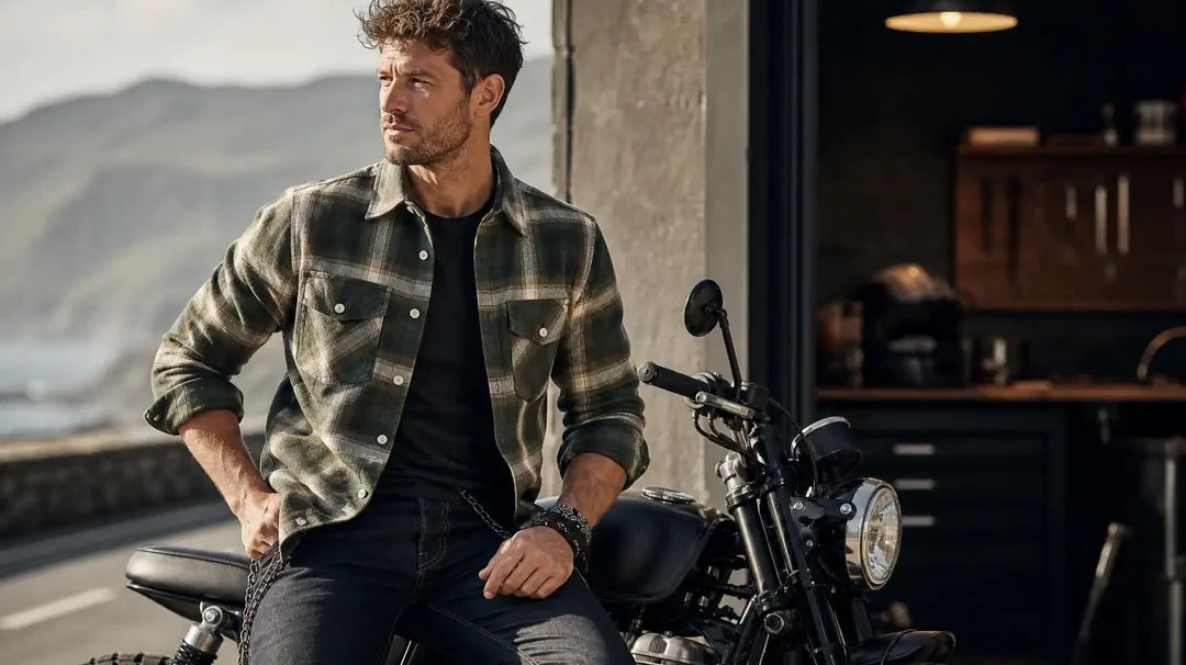 Stylish Workwear Shirts for Motorcycle Enthusiasts