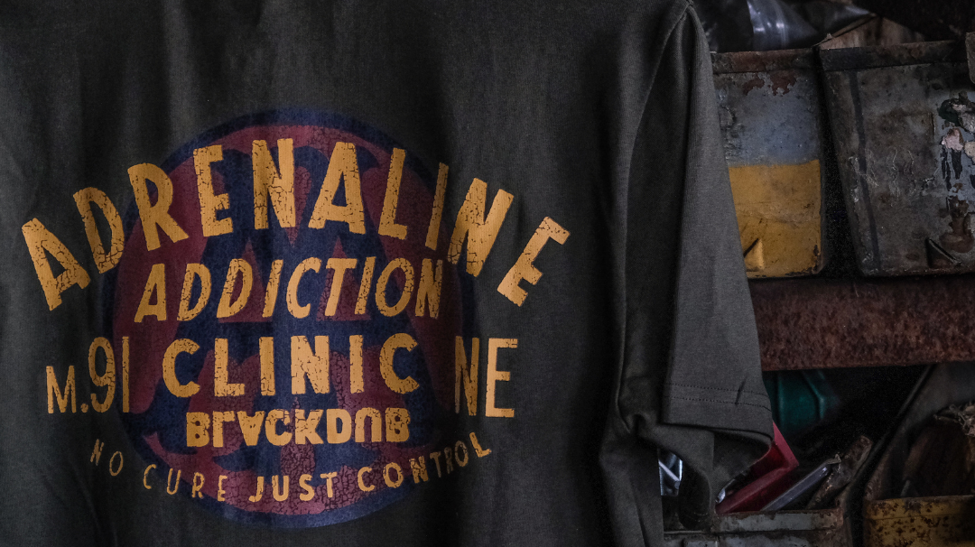 Adrenaline Addiction Tee - The Inspiration.