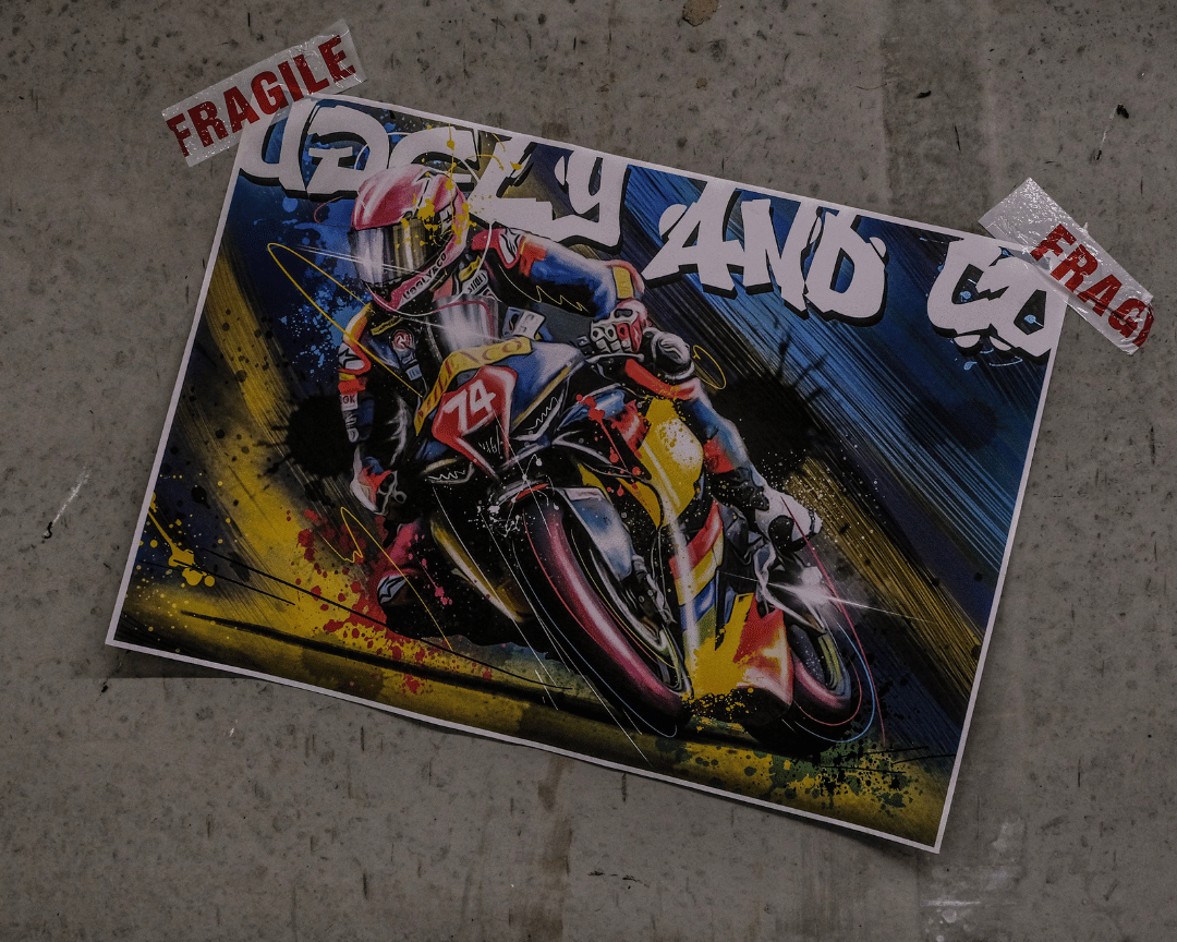 Motorcycle Canvas Wall Art