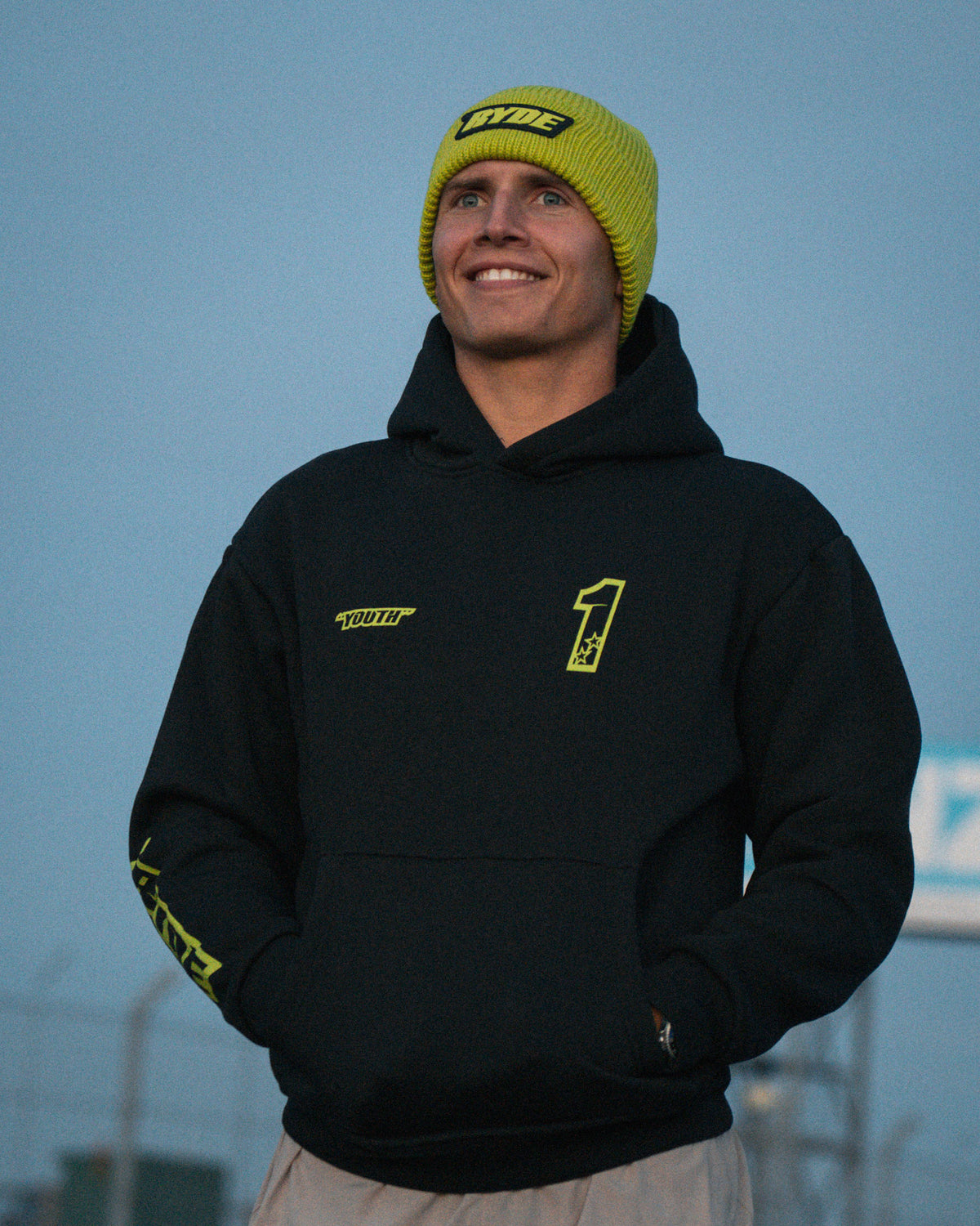 Black Kyle Ryde Core #1 Hoodie front view