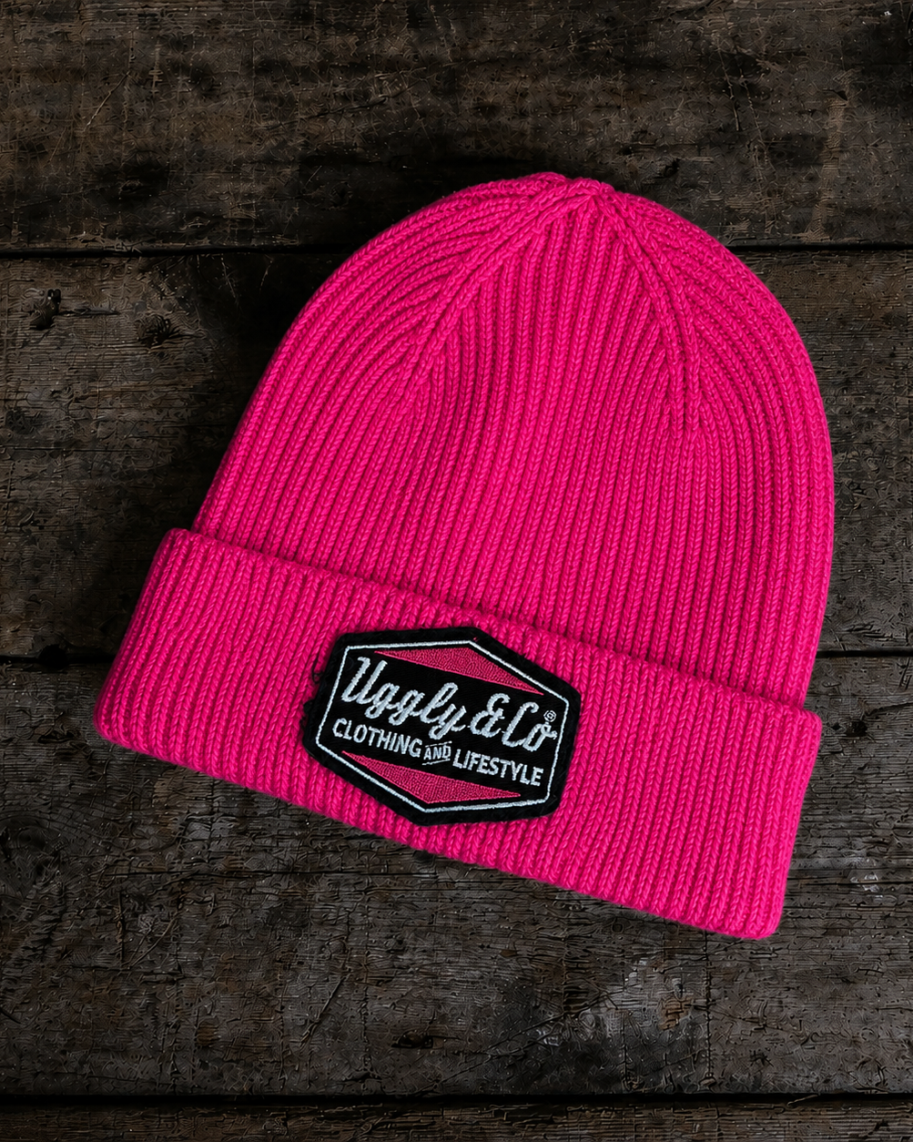 28, signature pink brad ray beanie