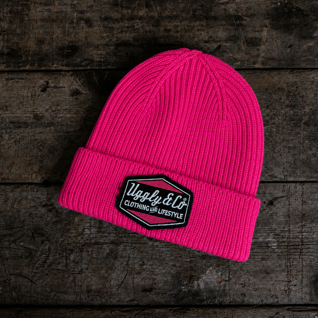 28, signature pink brad ray beanie
