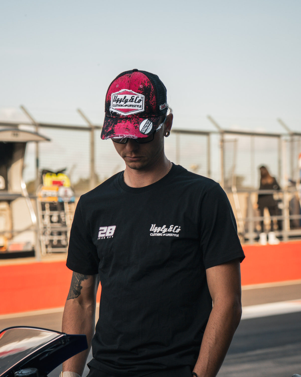 Bradley Ray #28 x Diamond Black T-Shirt inspired by McAMS Yamaha motorcycle racing