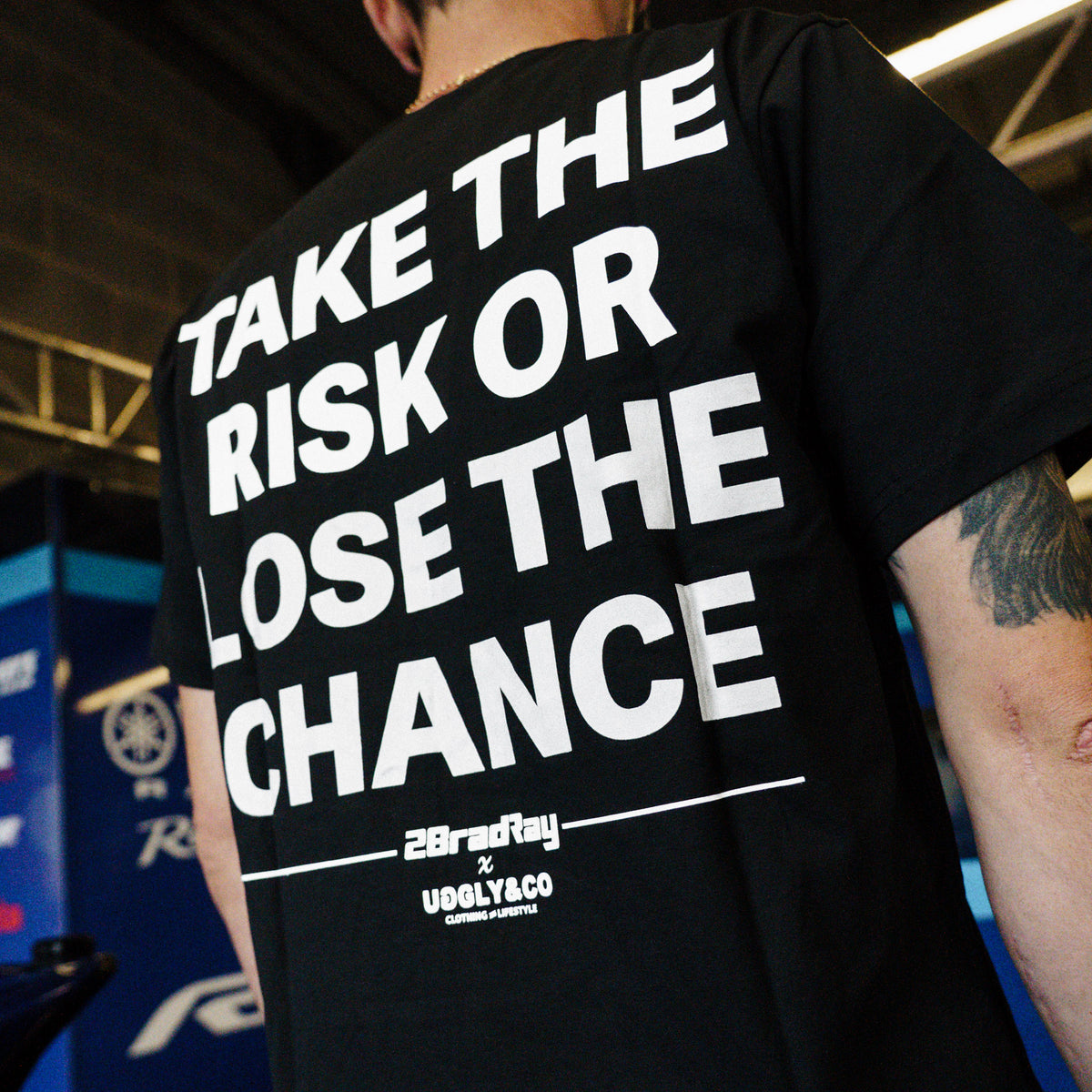 Black Bradley Ray T-Shirt inspired by McAMS Yamaha motorcycle racing
