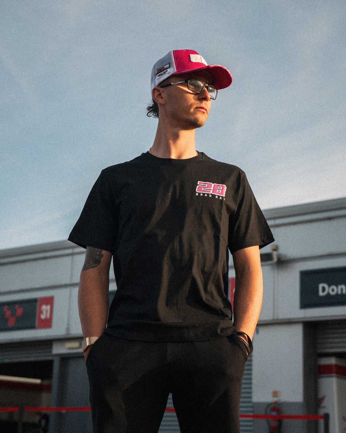 Bradley Ray Speed Blur T-Shirt in a McAMS Yamaha