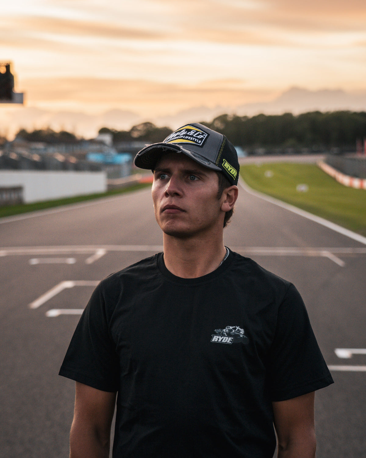 Dark Grey Diamond Trucker Hat x Kyle Ryde #1 front view