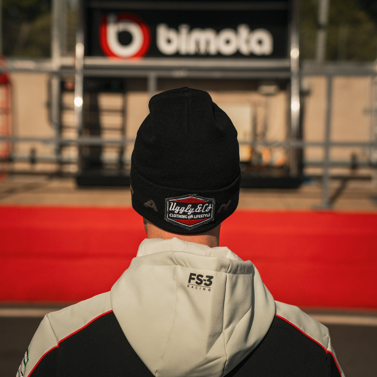 Back view of the FS3 Racing x Diamond Beanie