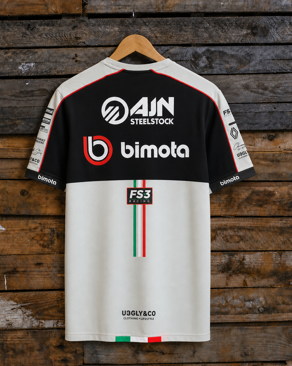 fs3 racing t-shirt, bimota motorsport clothing Italy