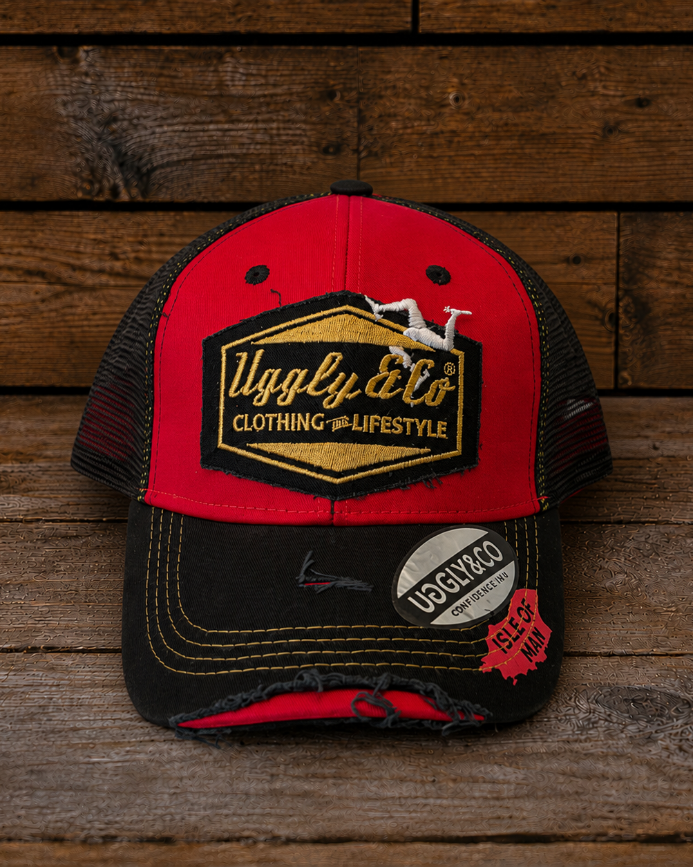Front view of the Isle of Man Road Racing Diamond Cap