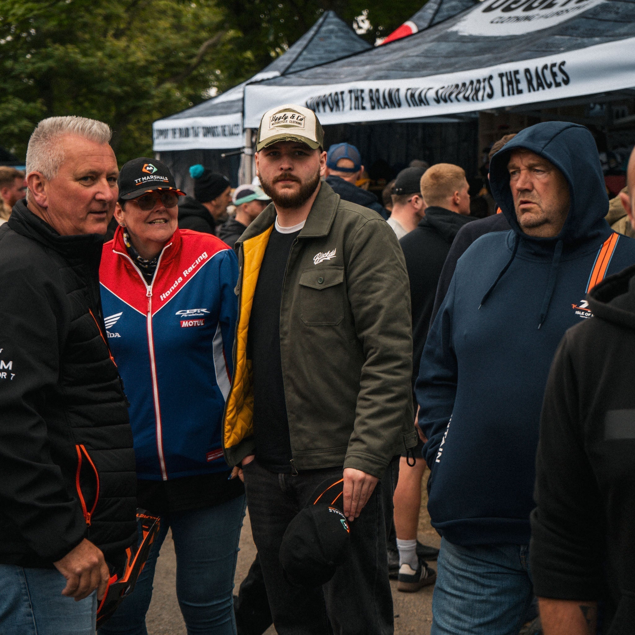Stylish Racing Inspired Outerwear for Motorcycle Enthusiasts
