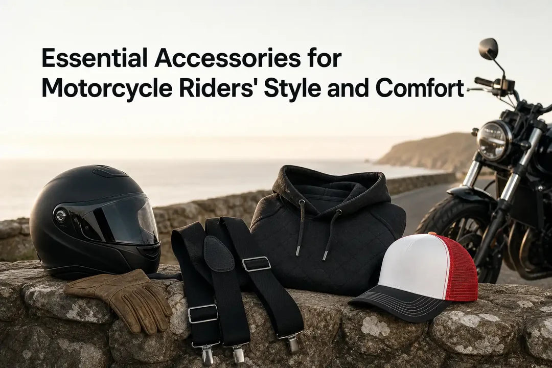 Essential Accessories for Motorcycle Riders' Style and Comfort
