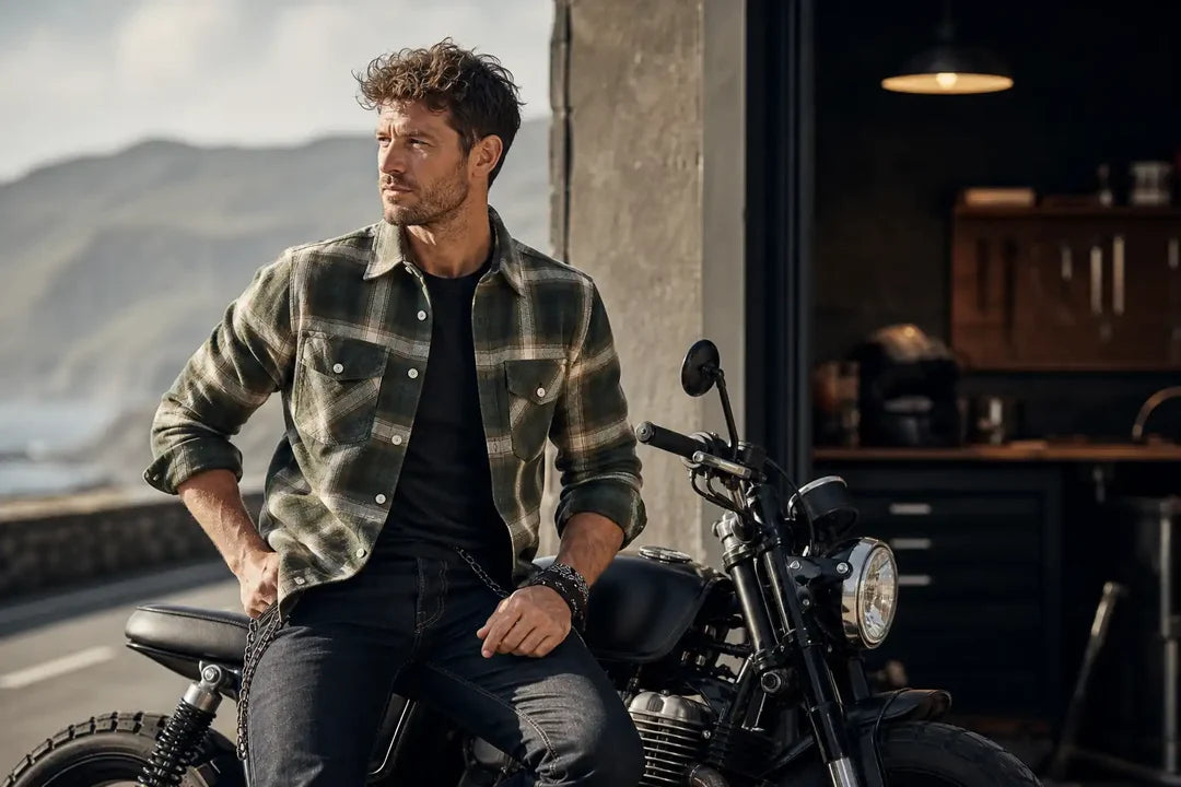 Stylish Workwear Shirts for Motorcycle Enthusiasts