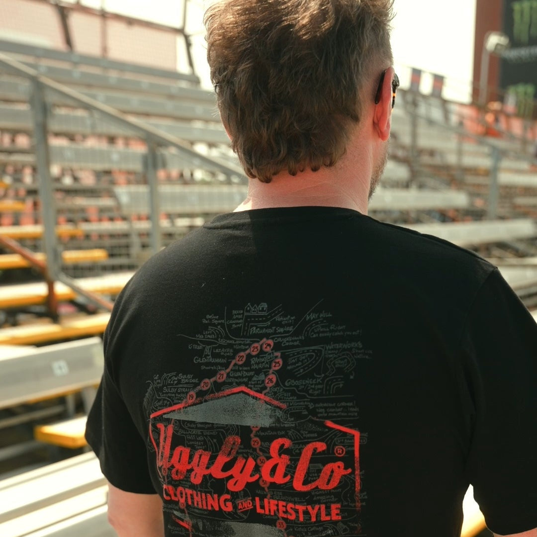 The Story Behind Steve Day ‘The Map’ Tee: From TT Commentary Notes to Uggly&Co T-Shirt