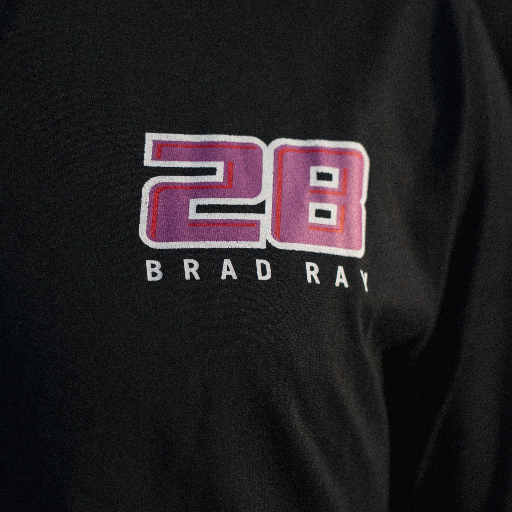 Bradley Ray pink 28 t shirt logo
