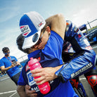 Bradley Ray in his signature blue trucker hat on bsb grid