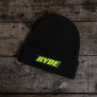 Kyle ryde black and yellow beanie