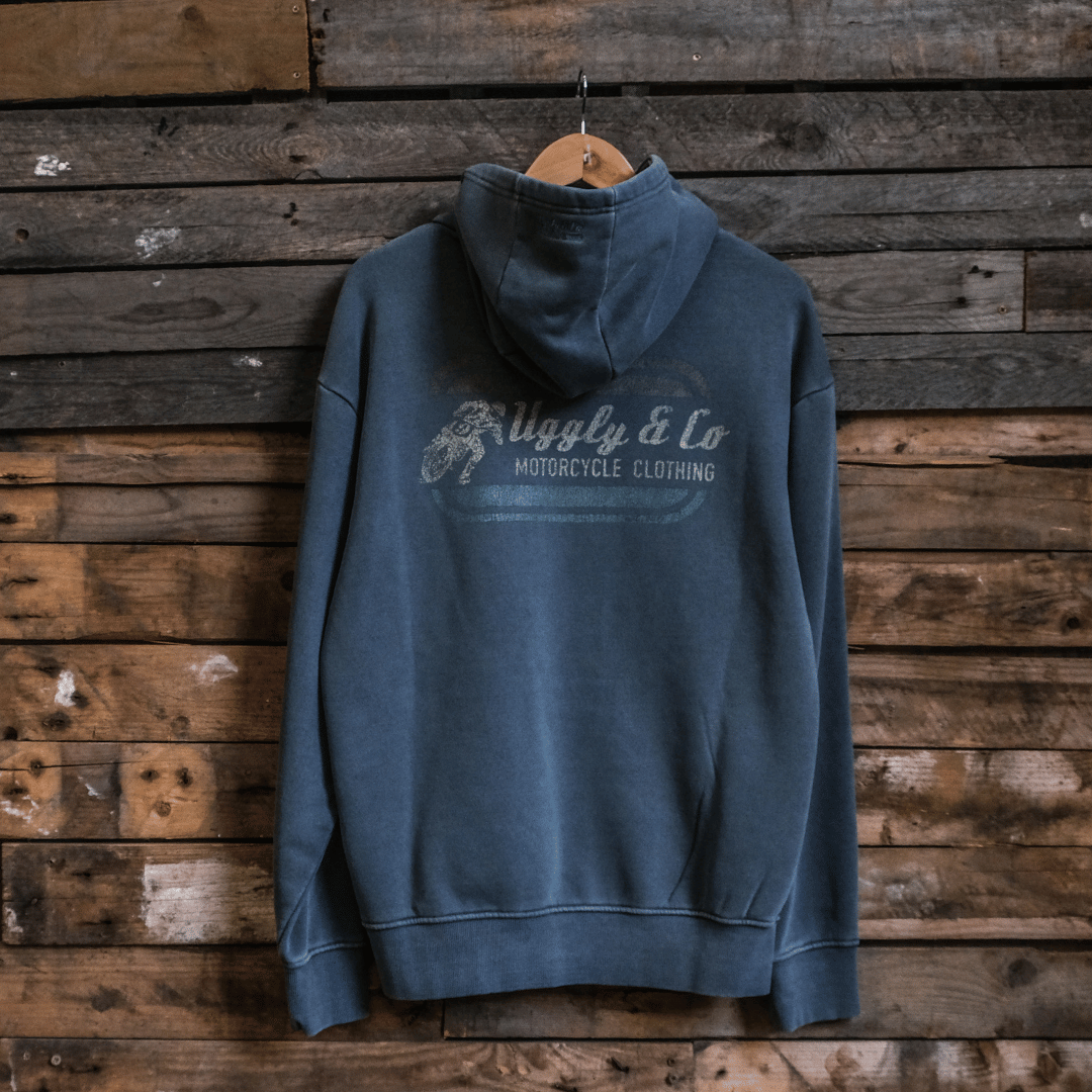 Blue Flattrack Hoodie