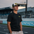 Black Kyle Ryde Graphic T-Shirt front view