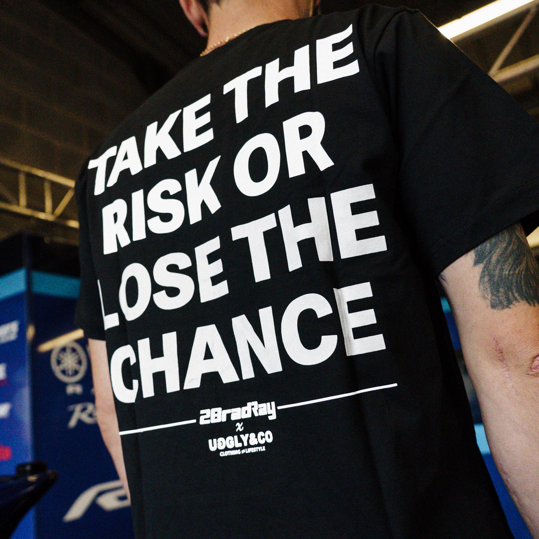 Black Bradley Ray T-Shirt inspired by McAMS Yamaha motorcycle racing