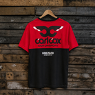 Back view of the Carl Cox Motorsport Race T-Shirt showing the rear racing graphics and Carl Cox Motorsport branding.