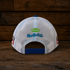 Back view of the Diamond Trucker Cap x McAMS Raceways