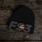 fs3 racing black beanie