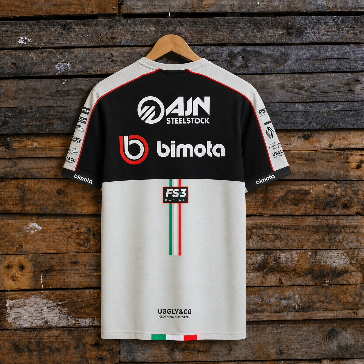 fs3 racing t-shirt, bimota motorsport clothing Italy