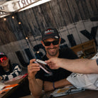 Product image of the Josh Brooks x Diamond Zebra Cap with a trucker style fit, mesh back and bold zebra graphics