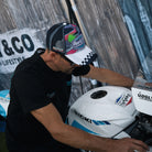 Josh brookes with suzuki gsxr in signature hat