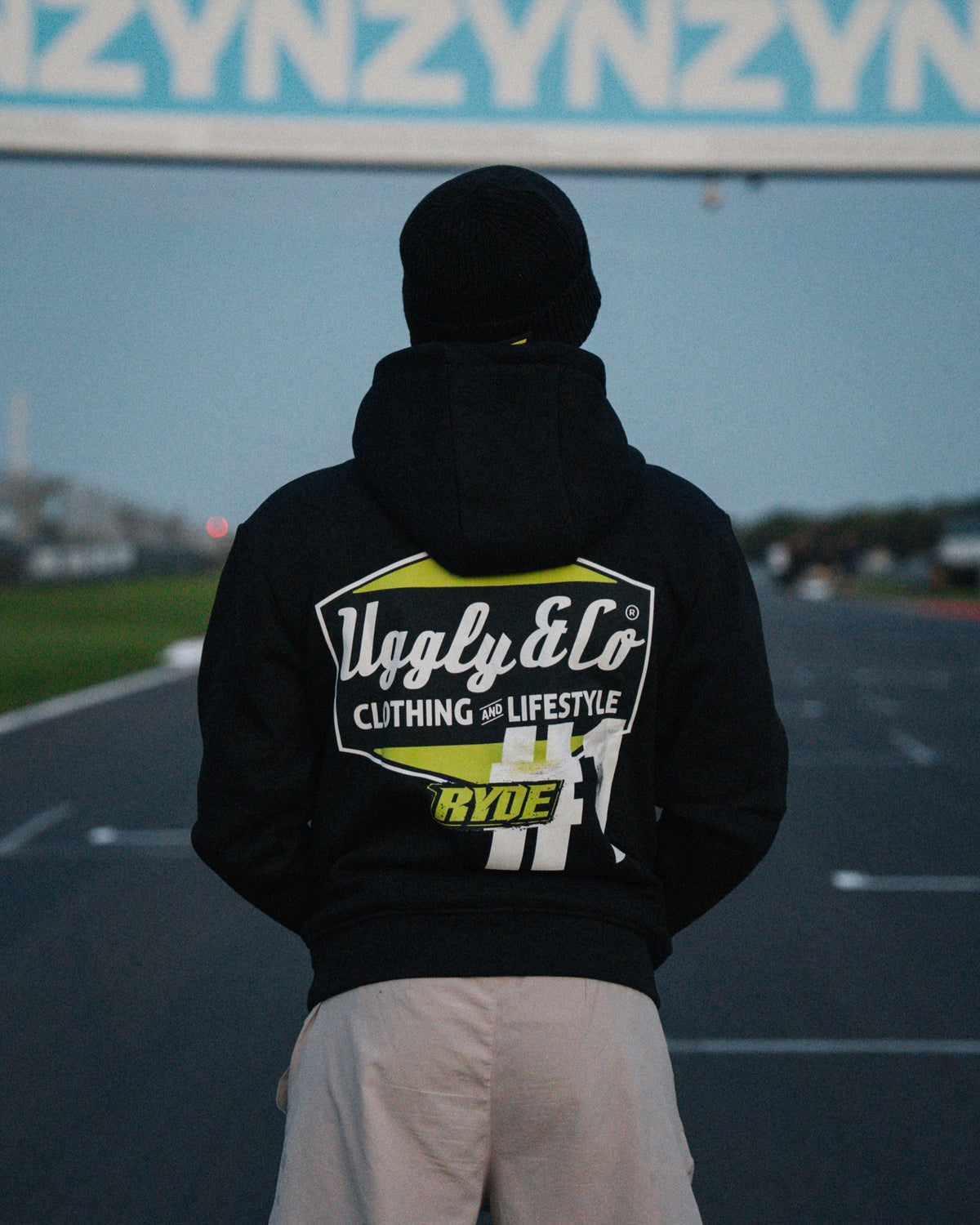 Kyle Ryde x Black Diamond Hoodie back view