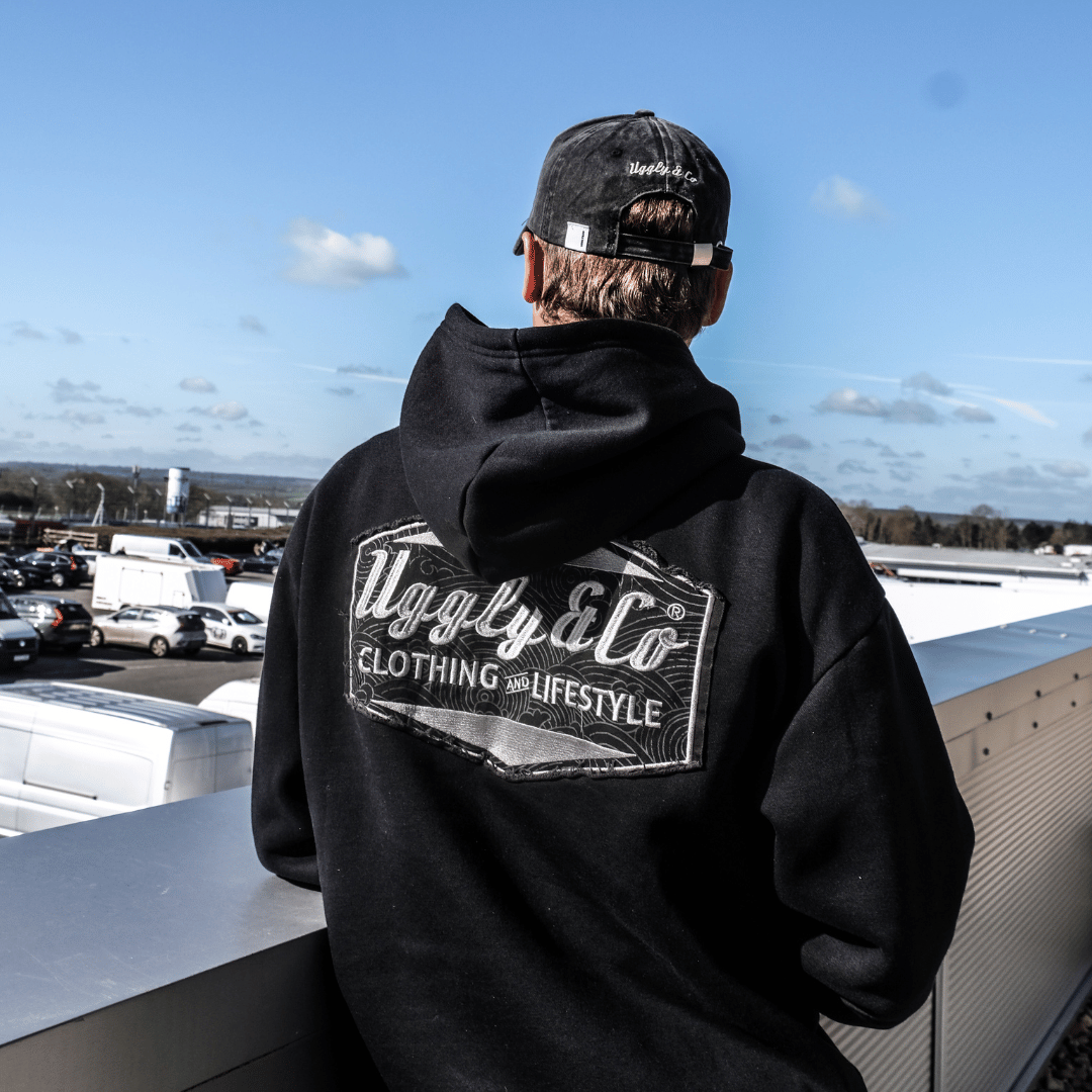 Black Surf Diamond Hoodie – Uggly and Co