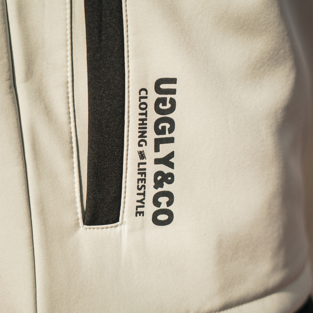 bimota soft-shell jacket logo on pocket