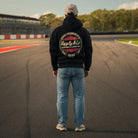 Back view of the R&G Crash Protection x Diamond Hoodie