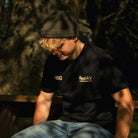 Lifestyle photo of the R&G Crash Protection x Diamond T-Shirt