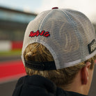 Close-up of the mesh back on the R&G Crash Protection Trucker Cap