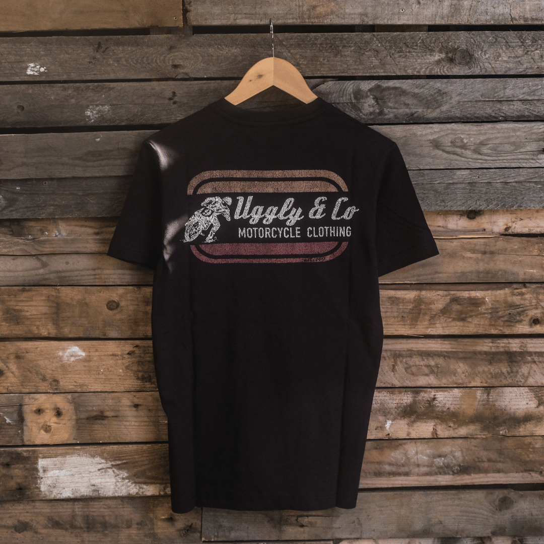 Black Flattrack Tee