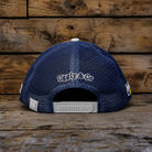 Uggly&Co Off White and Navy Diamond Cap