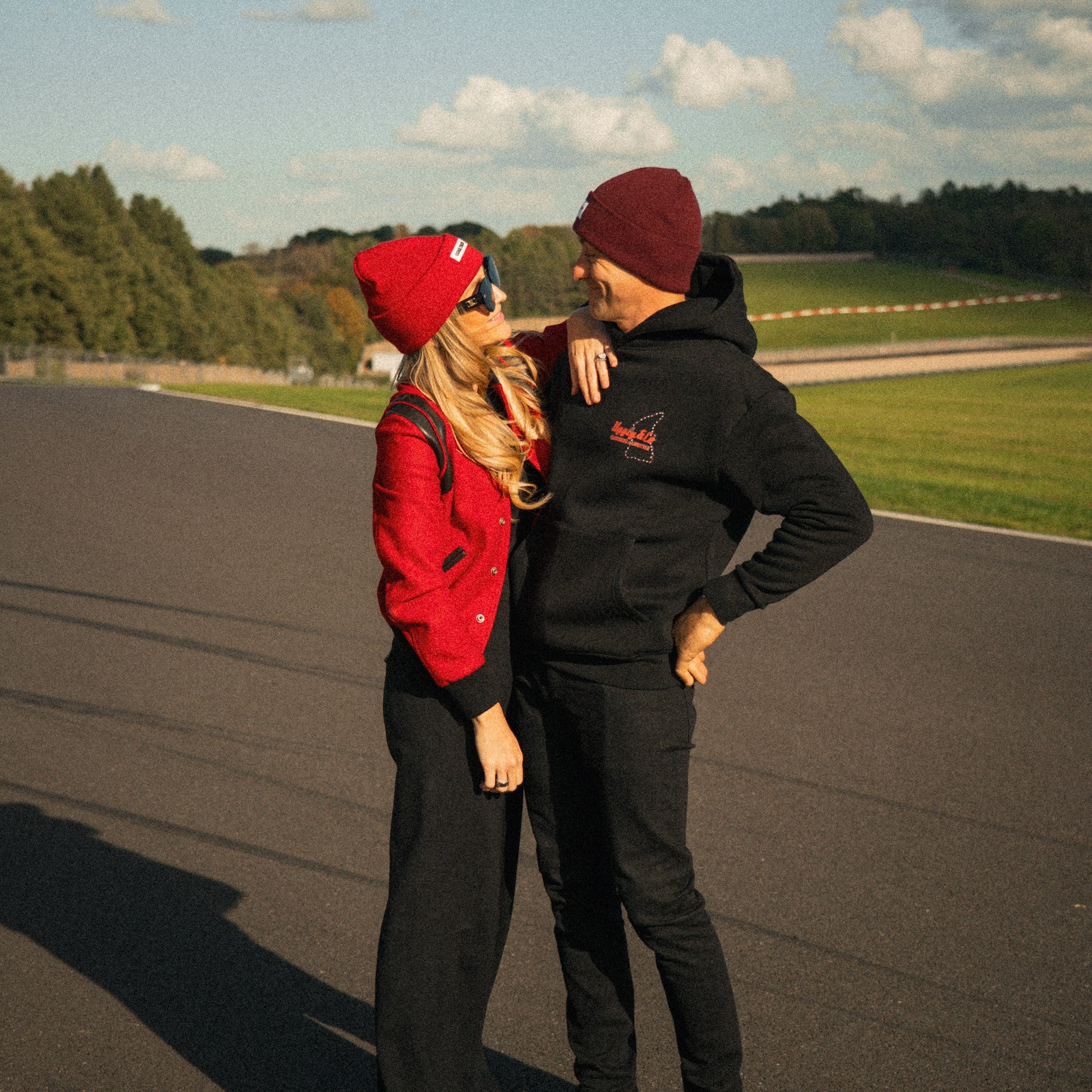 Uggly & Co Steve Day The Map black hoodie worn by Josh Brookes, featuring the detailed road racing inspired back print