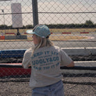 Uggly&Co turquoise and black Retro Diamond trucker cap with mesh back