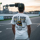 hite Kyle Ryde 'Back to Back' T-Shirt back view